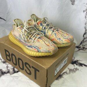 Adidas Yeezy Boost 350 V2 Sneakers MX Oat Blue Orange Kayne West UNMATCHED BOX